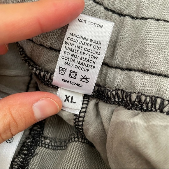 Cotton Citizen Mens Cobain Sweats Joggers Pants Vintage Taupe Distressed army XL - Picture 14 of 14